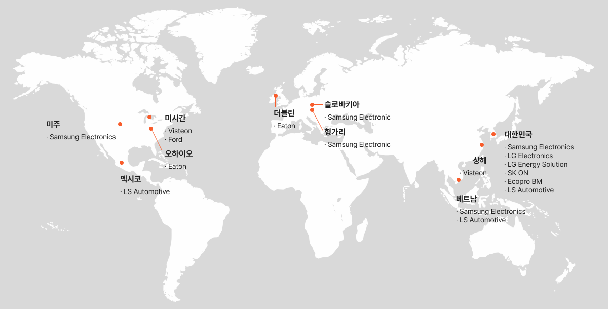 map in korean